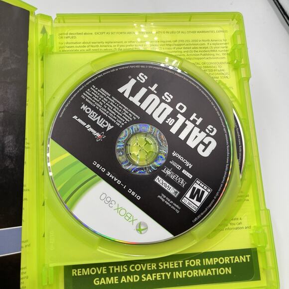 Call of Duty Ghosts Xbox 360 - Complete CIB - Picture 2 of 9